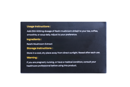 AG Shilajit Reishi Mushroom 30g Jar