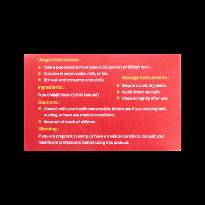 AG Shilajit Energy Boost 30g Jar